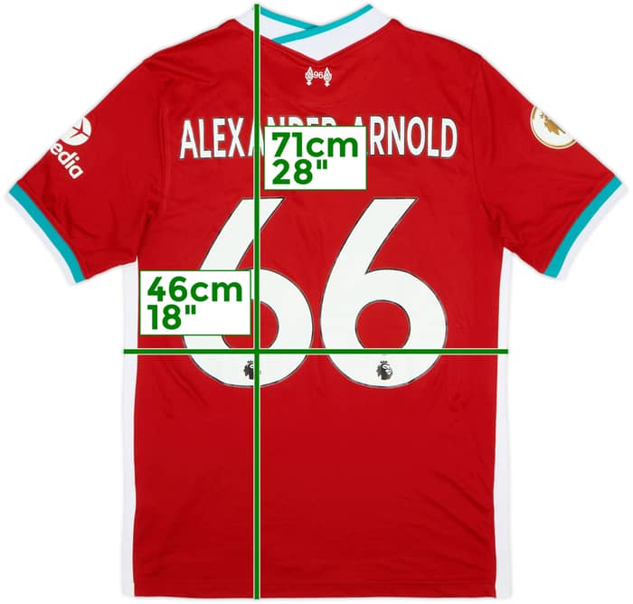 2020-21 Liverpool Home Shirt Alexander-Arnold #66 - 8/10 - (S)