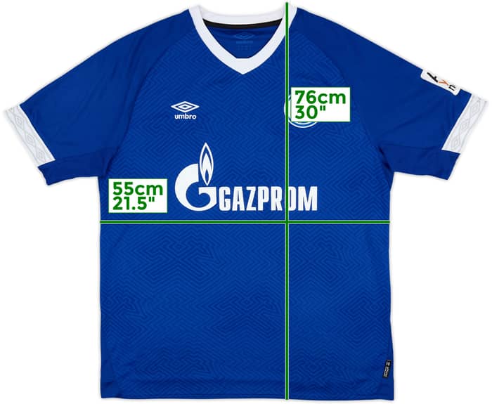 2018-19 Schalke Camiseta Local - 8/10 - (XL)