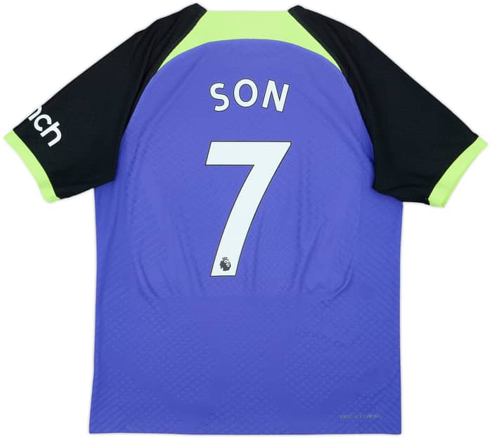 2022-23 Tottenham Authentic Away Shirt Son #7 - 8/10 - (M)