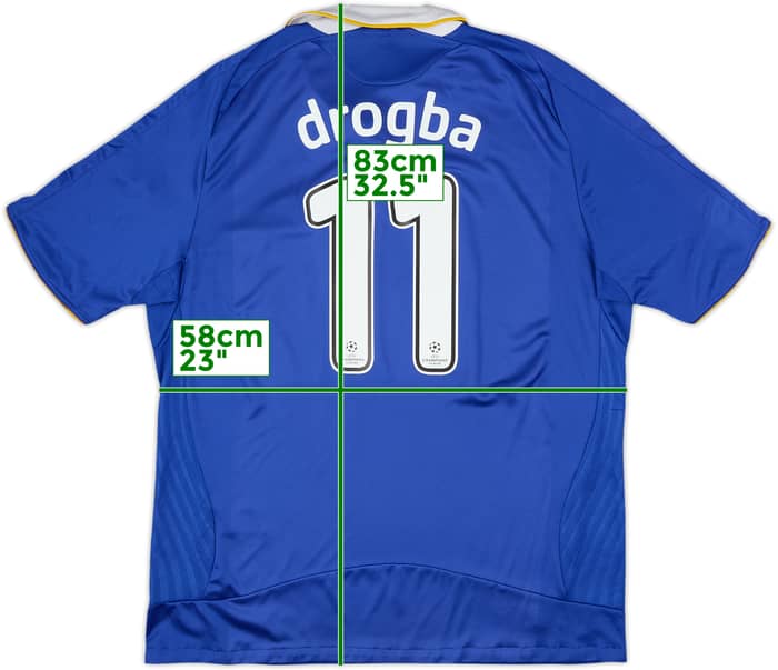 2008-09 Chelsea Home Shirt Drogba #11 - 6/10 - (XL)