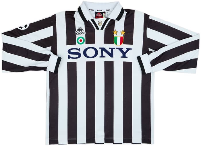 1995-97 Juventus Home L/S Shirt #10 - 4/10 - (L)