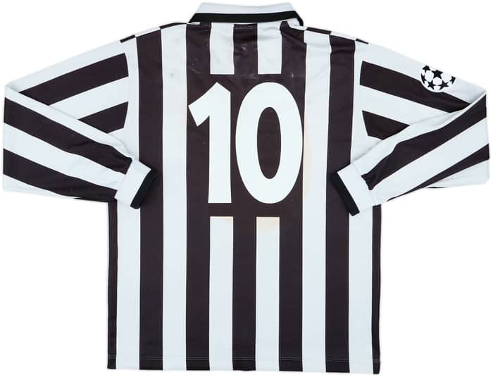 1995-97 Juventus Home L/S Shirt #10 - 4/10 - (L)