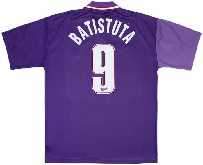 1995-96 Fiorentina Home Shirt Batistuta #9 - 6/10 - (XL)