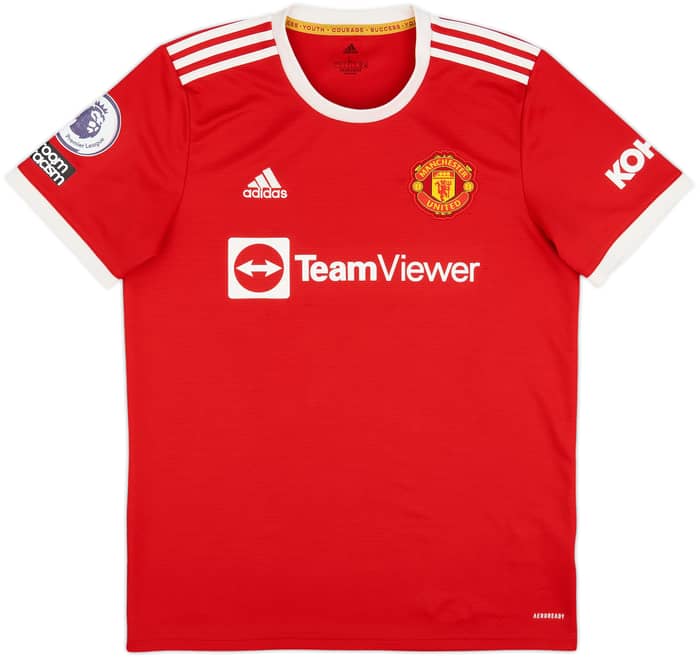 2021-22 Manchester United Home Shirt Sancho #25 - 7/10 - (L)