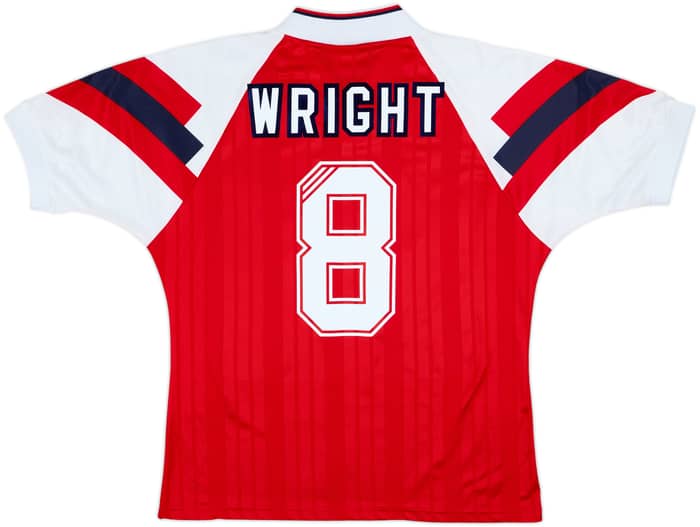 1992-94 Arsenal Home Shirt Wright #8 - 8/10 - (M/L)