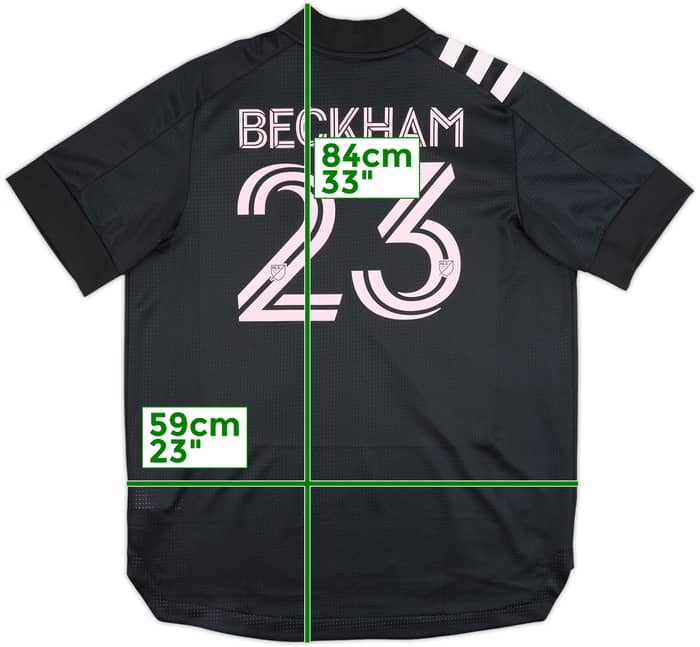 2020 Inter Miami Authentic Away Shirt Beckham #23 - 10/10 - (XL)