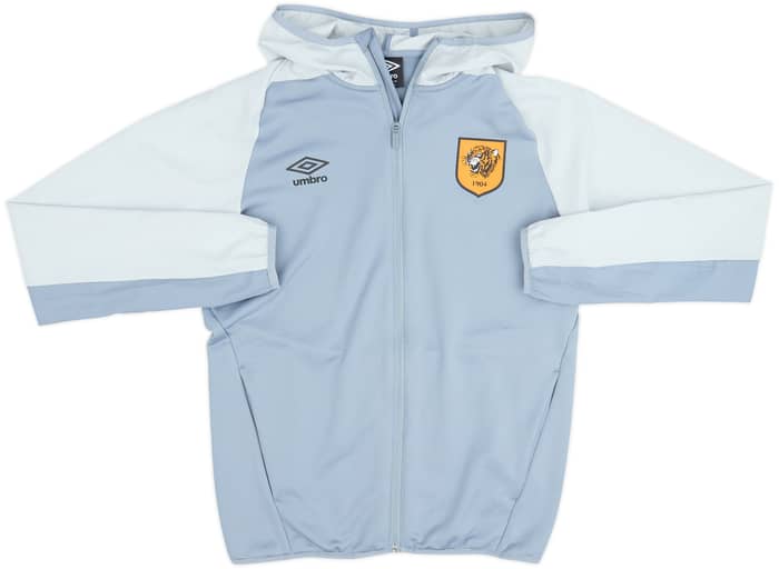 2018-19 Hull City Umbro Hooded Track Jacket - 10/10 - (S)