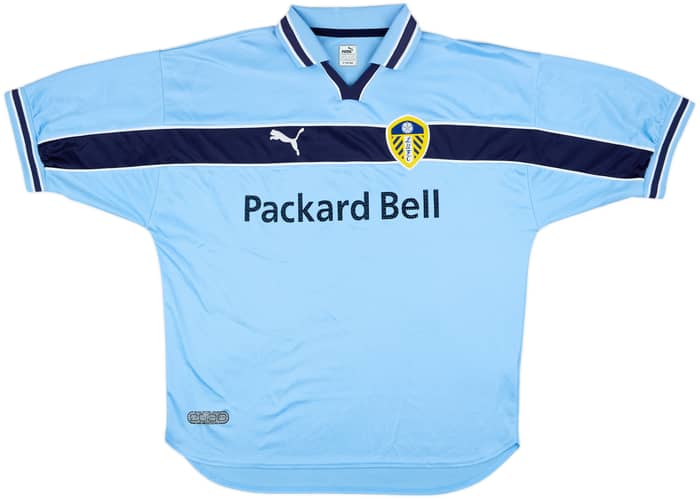 Camiseta de visitante del Leeds United 1999-00 Haaland #4 - 8/10 - (XL)