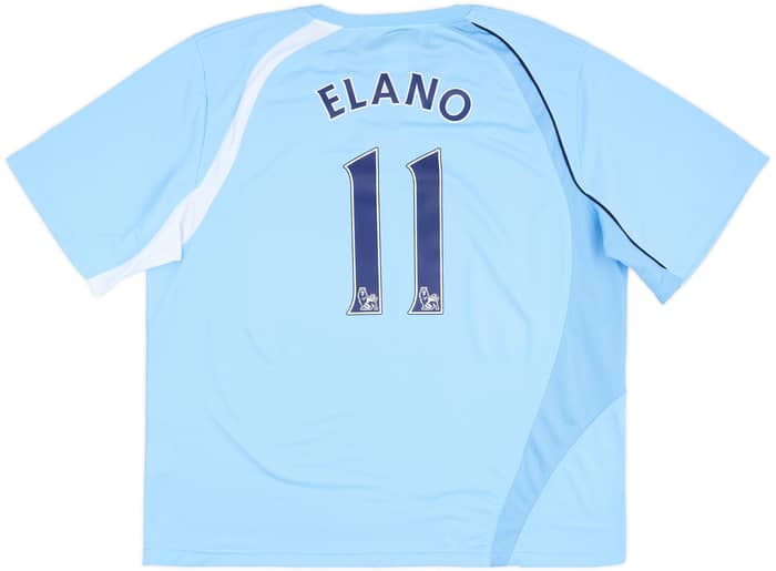 2008-09 Manchester City Home Shirt Elano #11 - 9/10 - (XXL)