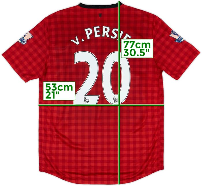 2012-13 Manchester United Home Shirt V.Persie #20 - 6/10 - (L)