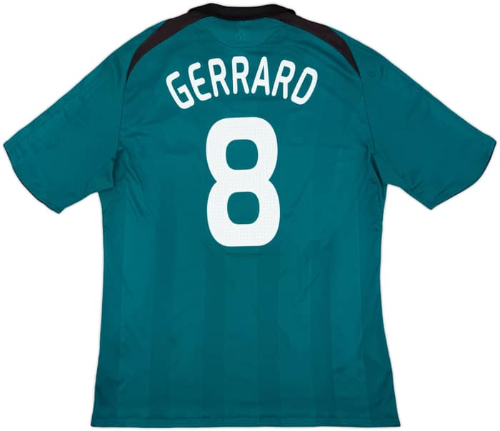 2008-09 Liverpool Tercera camiseta Gerrard #8 - 6/10 - (XL)