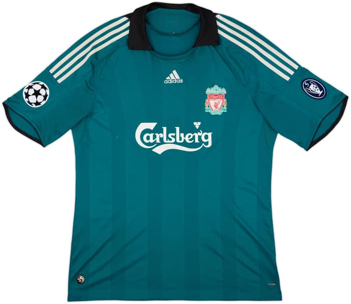 2008-09 Liverpool Tercera camiseta Gerrard #8 - 6/10 - (XL)