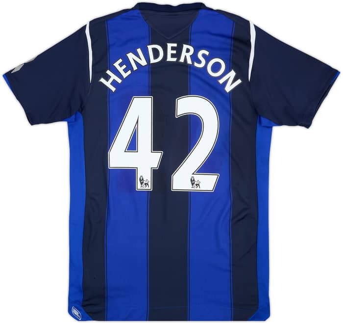 2008-09 Sunderland Away Shirt Henderson #42 - 9/10 - (S)