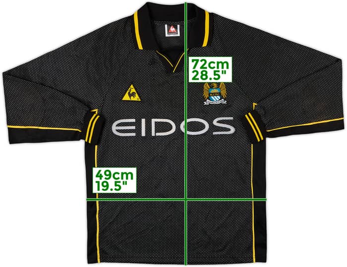 Camiseta de portero del Manchester City 1999-00 - 7/10 - (S)