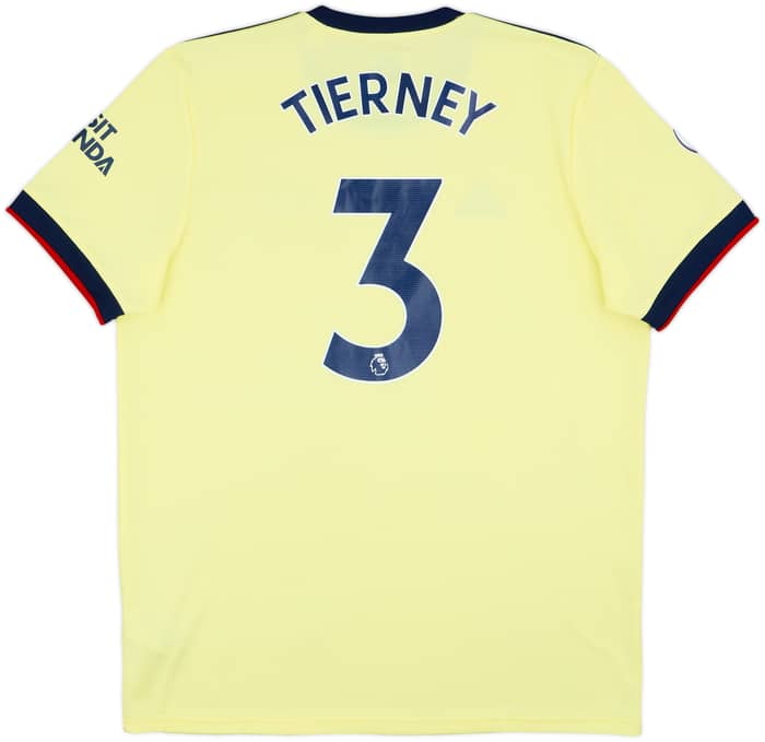 Camiseta de visitante del Arsenal 2021-22 Tierney #3 - 8/10 - (XL)
