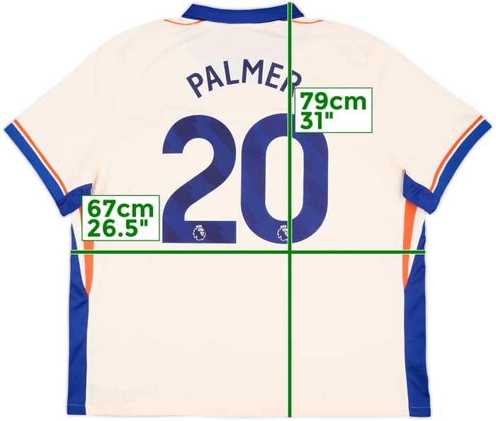 2024-25 Chelsea Away Shirt Palmer #20 - 10/10 - (3XL)