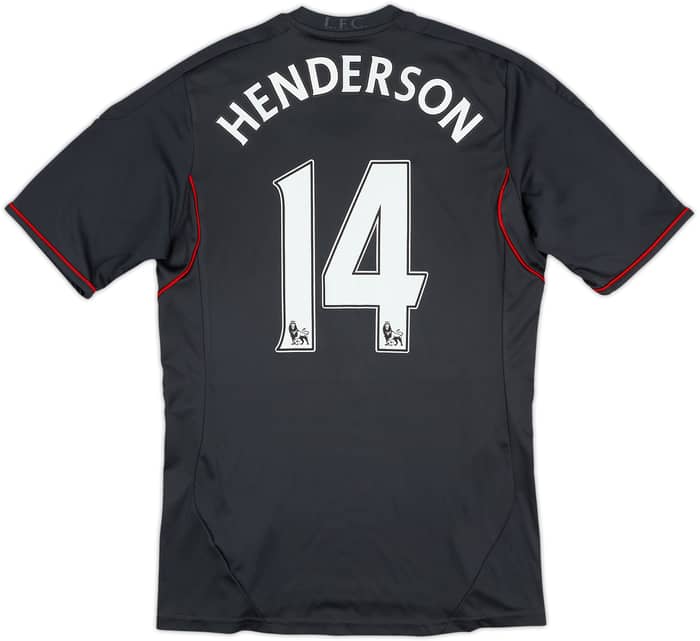 2011-12 Liverpool Away Shirt Henderson #14 - 6/10 - (S)