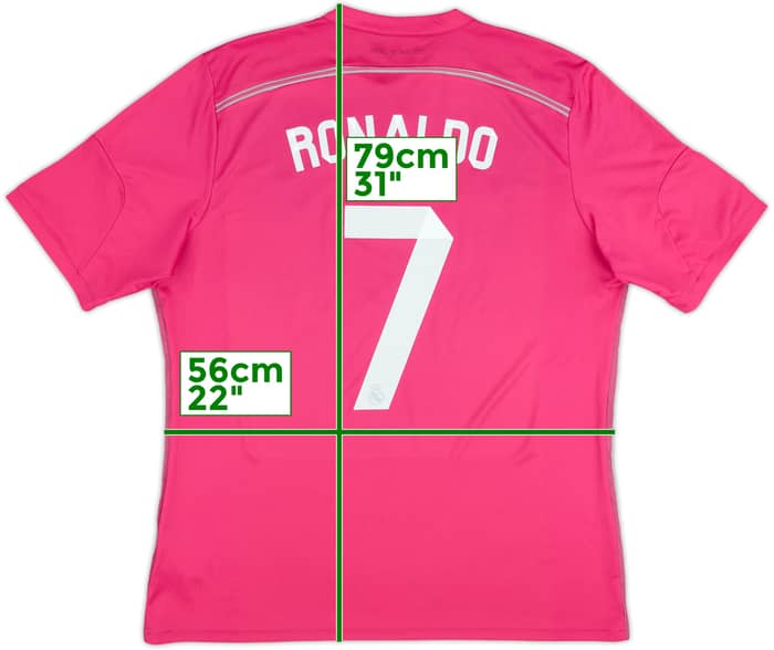 2014-15 Real Madrid Away Shirt Ronaldo #7 - 6/10 - (XL)