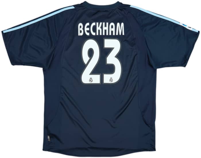 2003-04 Real Madrid Away Shirt Beckham #23 - 8/10 - (L)