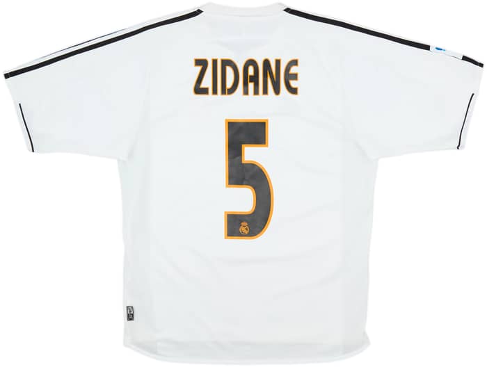 2003-04 Real Madrid Camiseta Local Zidane #5 - 8/10 - (M)