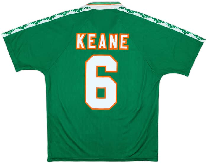 1996-98 Ireland Home Shirt Keane #6 - 9/10 - (L)