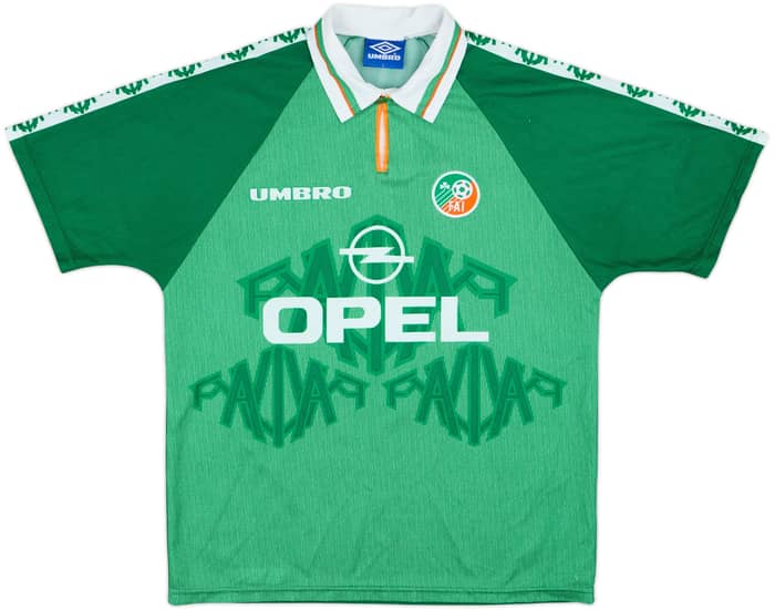 1996-98 Ireland Home Shirt Keane #6 - 9/10 - (L)