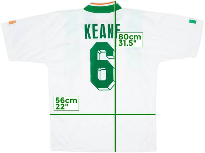 1994 Ireland Away Shirt Keane #6 - 9/10 - (L)