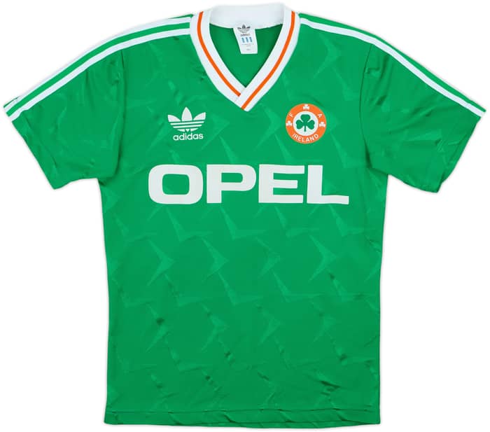 1990-92 Ireland Home Shirt #8 - 8/10 - (S)