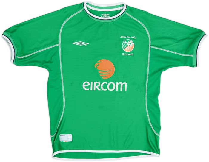 2002-03 Ireland Home Shirt Keane #6 - 8/10 - (L)