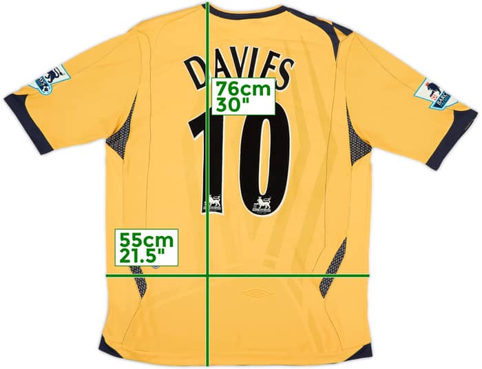 2006-07 Everton Third Shirt Davies #10 - 7/10 - (L)