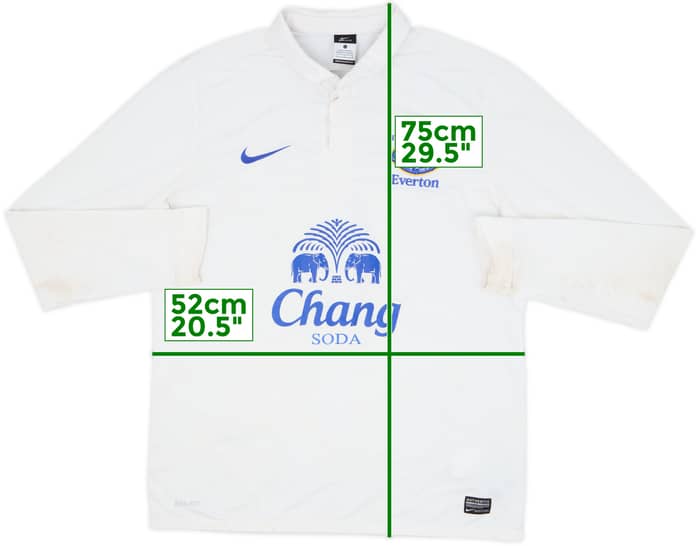 2012-13 Everton Third L/S Shirt #6 - 5/10 - (L)