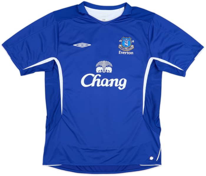 2005-06 Everton Home Shirt Ferguson #9 - 10/10 - (L)