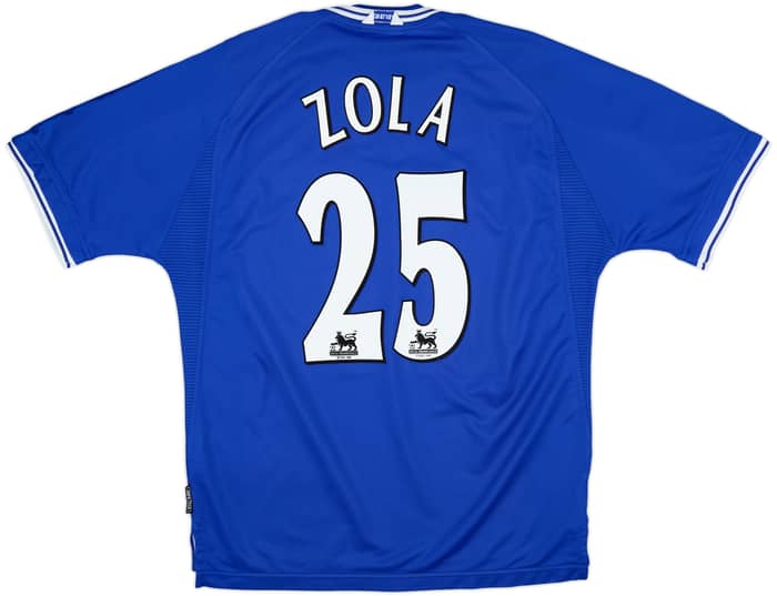 1999-01 Chelsea Camiseta Local Zola #25 - 9/10 - (L)