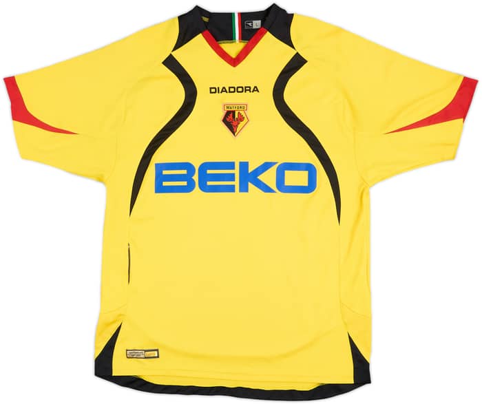 2007-08 Watford Home Shirt - 9/10 - (L)