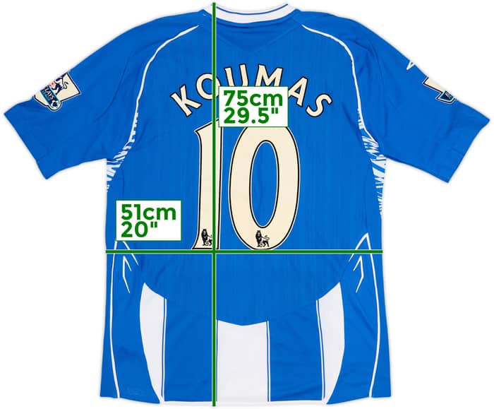 2007-08 Wigan Home Shirt Koumas #10 (M)