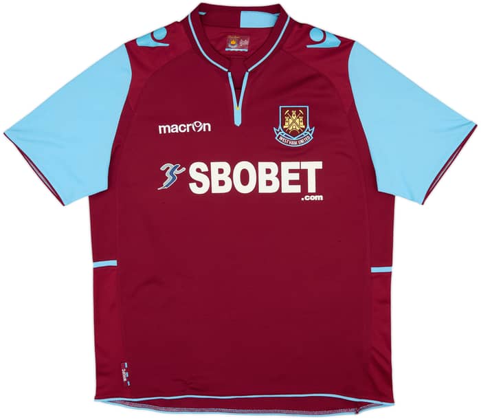2012-13 West Ham Home Shirt Noble #16 - 8/10 - (L)