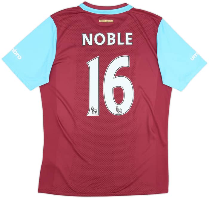 Camiseta 'Boleyn' de local del West Ham 2015-16 Noble #16 - 8/10 - (M)