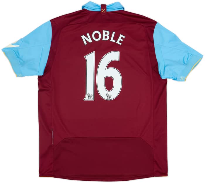 2010-11 West Ham Home Shirt Noble #16 - 7/10 - (XL)