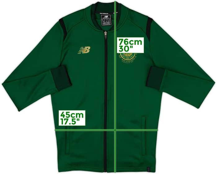 2017-18 Celtic New Balance Track Jacket - 5/10 - (M)