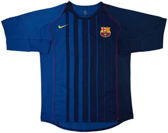 2004-05 Barcelona Away Shirt Ronaldinho #10 - 8/10 - (XL)