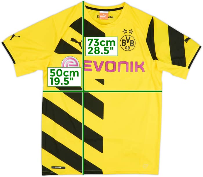 2014-15 Borussia Dortmund Home Shirt - 9/10 - (M)