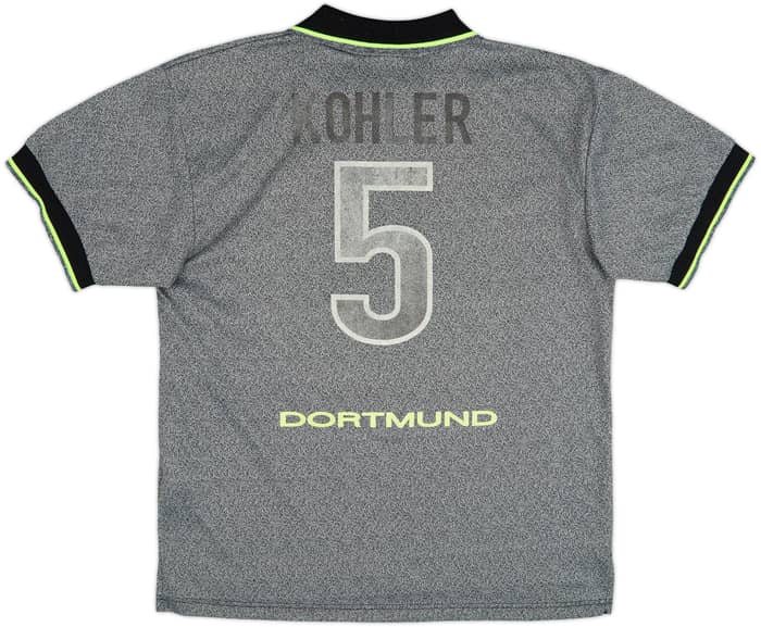 1997-98 Borussia Dortmund Away Shirt Kohler #5 - 5/10 - (L)