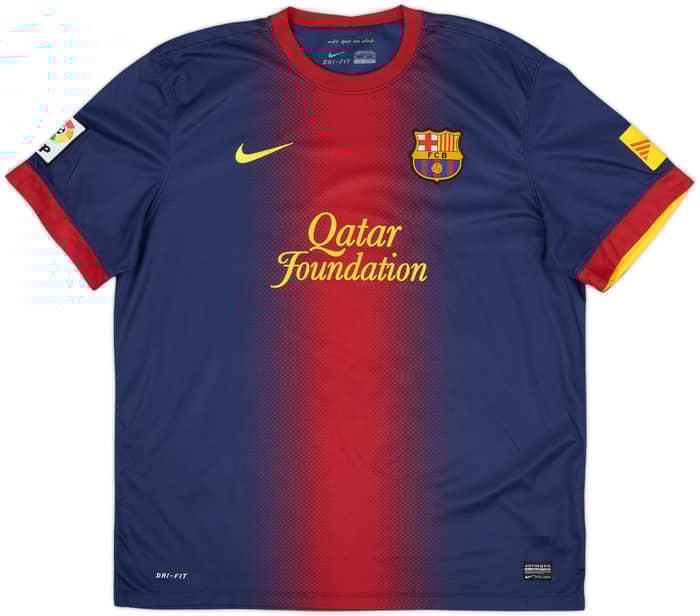 2012-13 Barcelona Home Shirt A.Iniesta #8 - 6/10 - (XL)