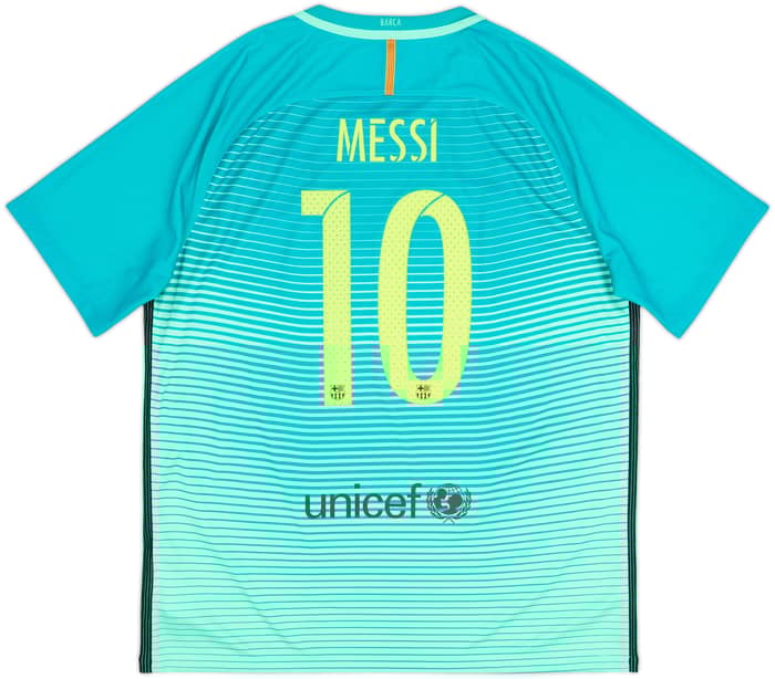 2016-17 Barcelona Third Shirt Messi #10 - 8/10 - (XL)