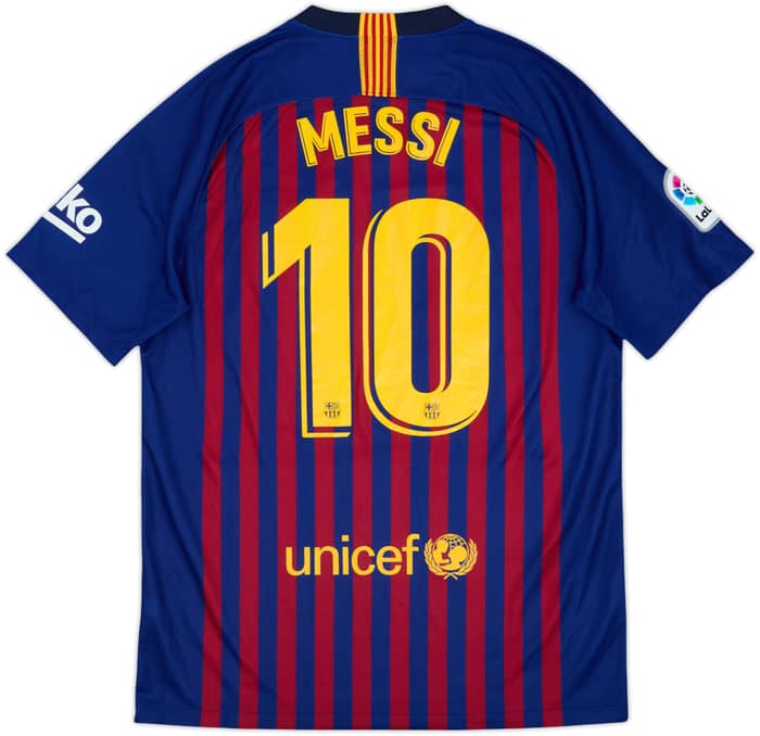 2018-19 Barcelona Local Camiseta Messi #10 - 7/10 - (M)