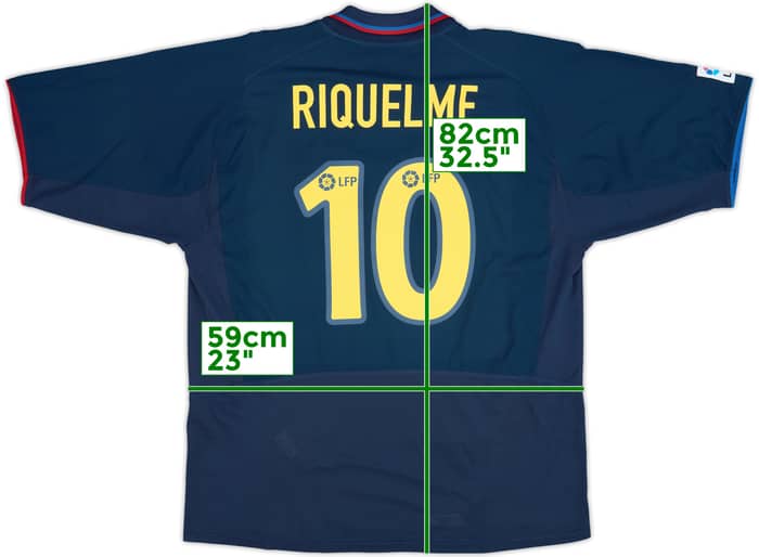 2002-03 Barcelona Away Shirt Riquelme #10 - 9/10 - (XL)