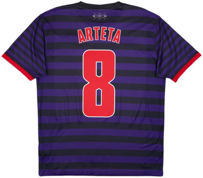 2012-13 Arsenal Away Shirt Arteta #8 - 7/10 - (L)
