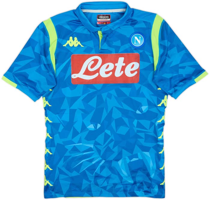 2018-19 Napoli Authentic Home Shirt - 5/10 - (M)