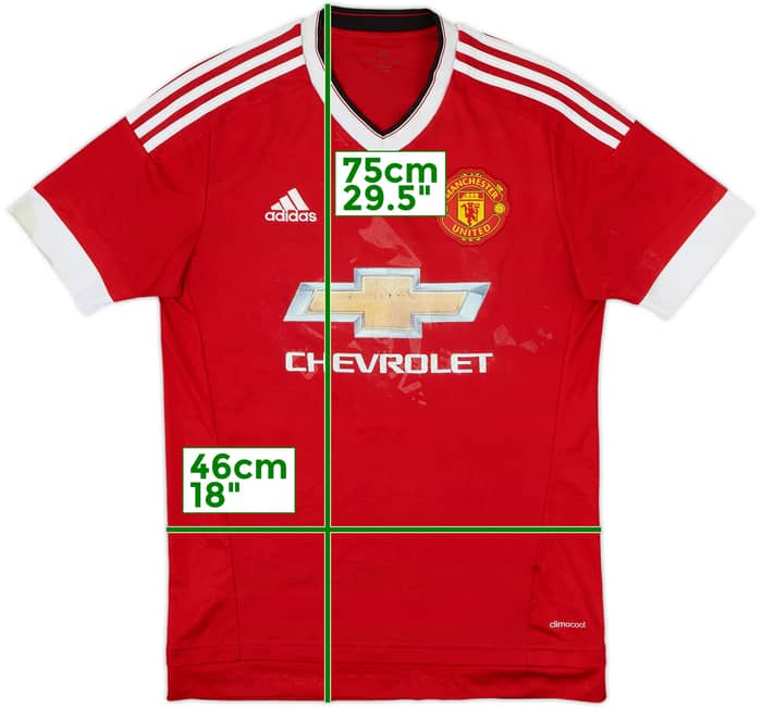 2015-16 Manchester United Home Shirt - 4/10 - (S)