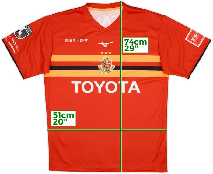 Camiseta de local de Nagoya Grampus Eight 2019 - 6/10 - (M)